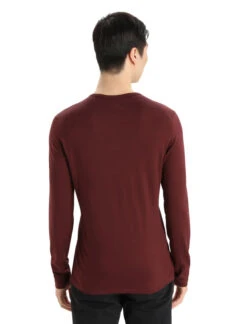 Icebreaker Haut à Col Rond 200 Oasis Last Run - Hommes -Matériel De Ski Sportif icebreaker haut a col rond 200 oasis last run homm 2