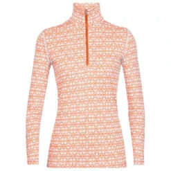 Icebreaker Haut à Demi-glissière 250 Vertex Alpine Geo - Femmes