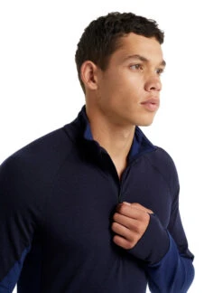 Icebreaker Haut à Demi-glissière 260 Zone - Hommes -Matériel De Ski Sportif icebreaker haut a demi glissiere 260 zone hommes 4