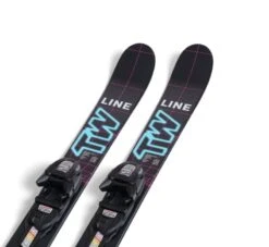 LINE Skis Tom Wallisch Shorty + Fixations FDT 7.0 (139 - 149) -Matériel De Ski Sportif line skis tom wallisch shorty fixations fdt 70 139 2