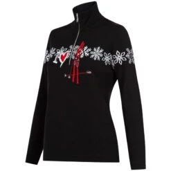 Chandail Luna 1/2 Zip - Femmes -Matériel De Ski Sportif newland chandail luna 1 2 zip femmes 2