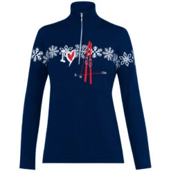 Chandail Luna 1/2 Zip - Femmes -Matériel De Ski Sportif newland chandail luna 1 2 zip femmes 4
