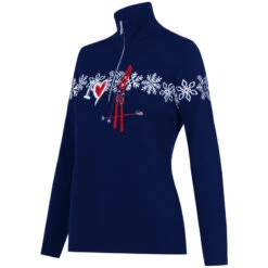 Chandail Luna 1/2 Zip - Femmes -Matériel De Ski Sportif newland chandail luna 1 2 zip femmes 5